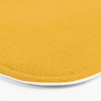 True Mustard Yellow Solid Bath Mat Gallery Image 3