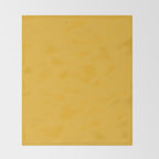 True Mustard Yellow Solid Throw Blanket Gallery Image 2