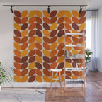 Fall Leaves Wall Mural Gallery Image 1