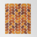 Fall Leaves Throw Blanket Gallery Image 2