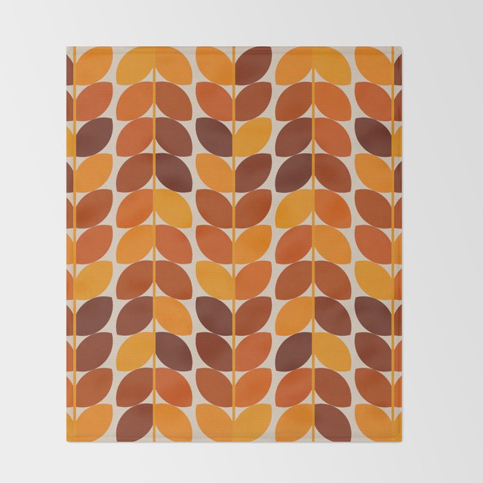 Fall Leaves Throw Blanket Gallery Image 2
