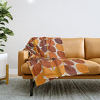 Fall Leaves Throw Blanket Gallery Image 1