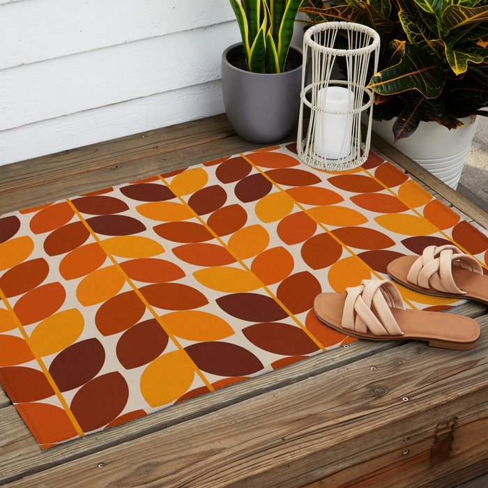 Fall Leaves Outdoor Rug Gallery Image 2