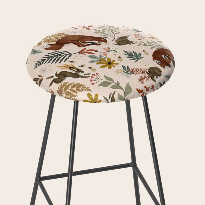 Animals winter wild nature 63 Stool Gallery Image 2