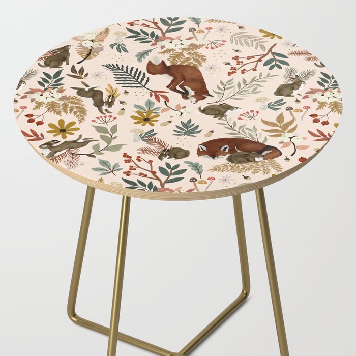 Animals winter wild nature 63 Side Table Gallery Image 2