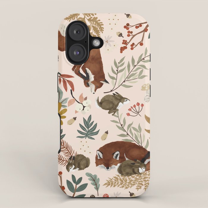 Animals winter wild nature 63 iPhone Case Gallery Image 1