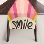 Smile - 70s Retro Sun Rainbow  Table Runner Gallery Image 1
