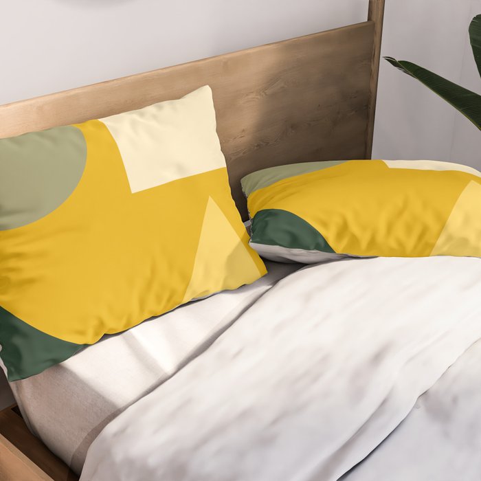 Modern Geometric 80A Pillow Sham Gallery Image 2