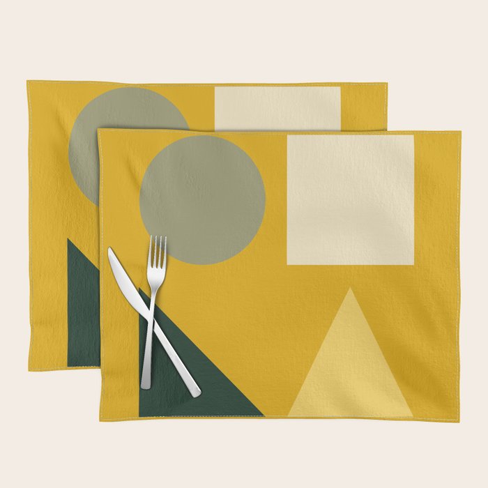 Modern Geometric 80A Placemat Gallery Image 1