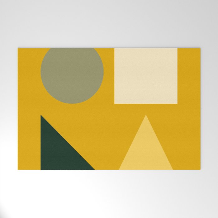 Modern Geometric 80A Welcome Mat Gallery Image 1