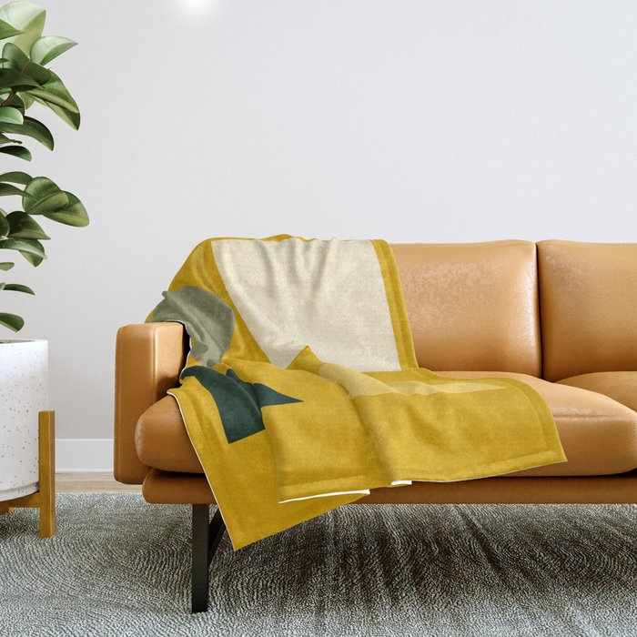 Modern Geometric 80A Throw Blanket Gallery Image 1