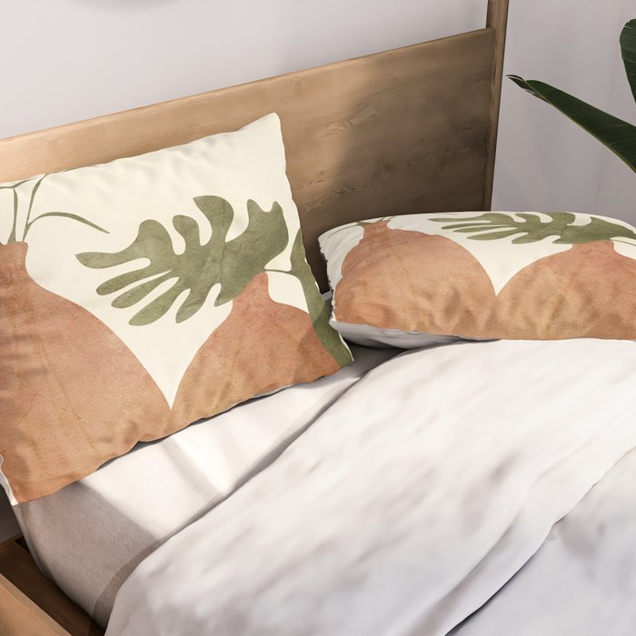 Two Living Vases Pillow Sham Gallery Image 2