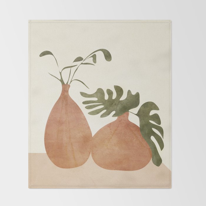 Two Living Vases Throw Blanket Gallery Image 2