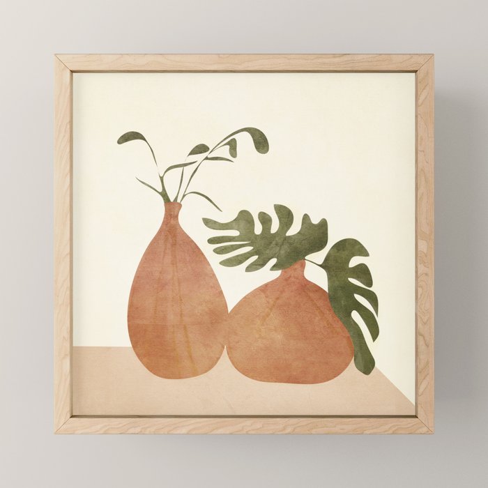 Two Living Vases Mini Art Print Gallery Image 1
