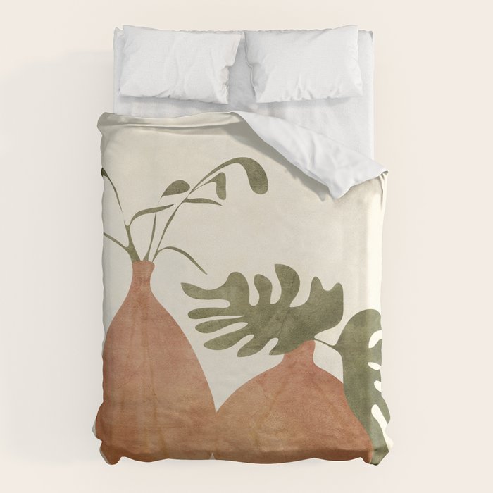 Two Living Vases Duvet Cover Gallery Image 6
