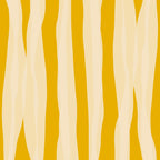 Abstract Organic Stripes Vertical Pattern in Mustard Yellow Coffee Mug Gallery Image 2