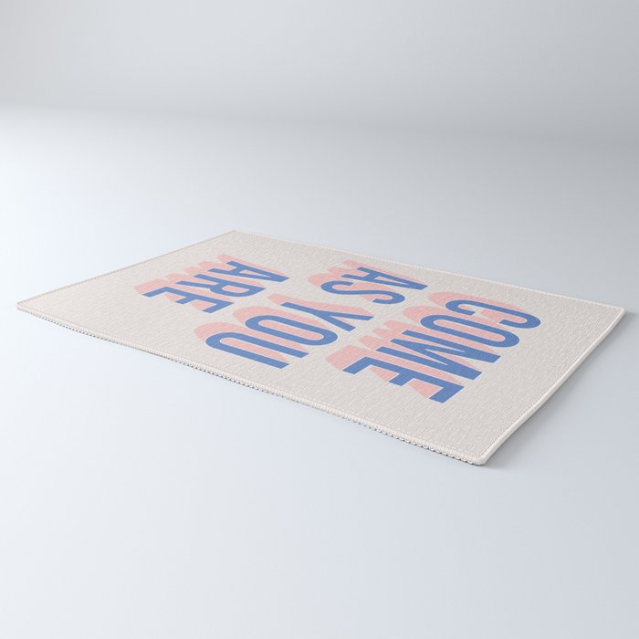 Come As You Are (Blue Pink) Rug Gallery Image 3