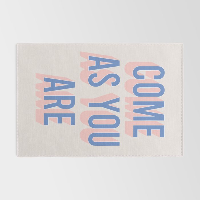 Come As You Are (Blue Pink) Rug Gallery Image 2