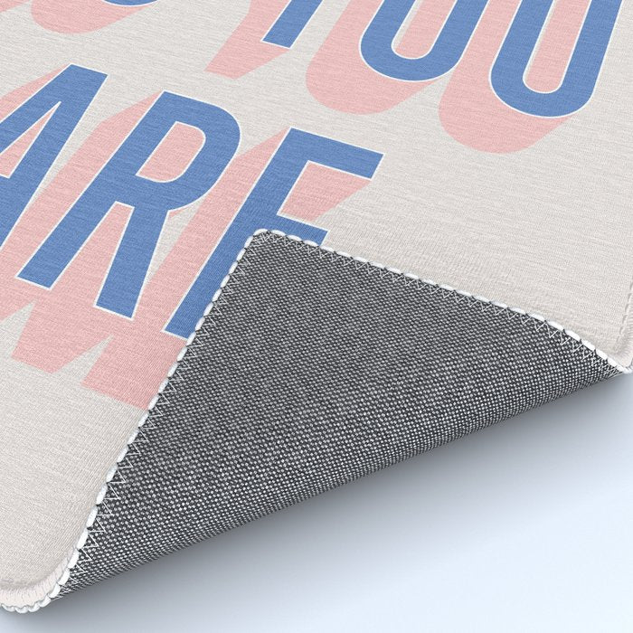 Come As You Are (Blue Pink) Rug Gallery Image 4