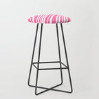 Wavy Stripes XXXIII - 90s Barbie Pink Stool Gallery Image 1