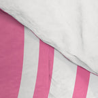 Wavy Stripes XXXIII - 90s Barbie Pink Comforter Gallery Image 4