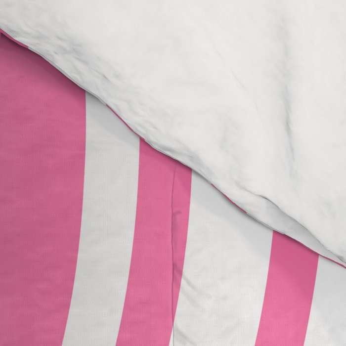 Wavy Stripes XXXIII - 90s Barbie Pink Comforter Gallery Image 4