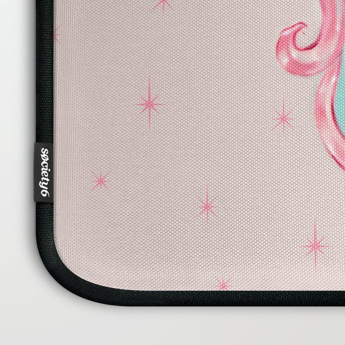 Candy Blue Ice Cream Pin Up Doll Laptop Sleeve Gallery Image 3