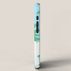 Palm Tree Tropical Pattern - Blue Green iPhone Case Gallery Image 2
