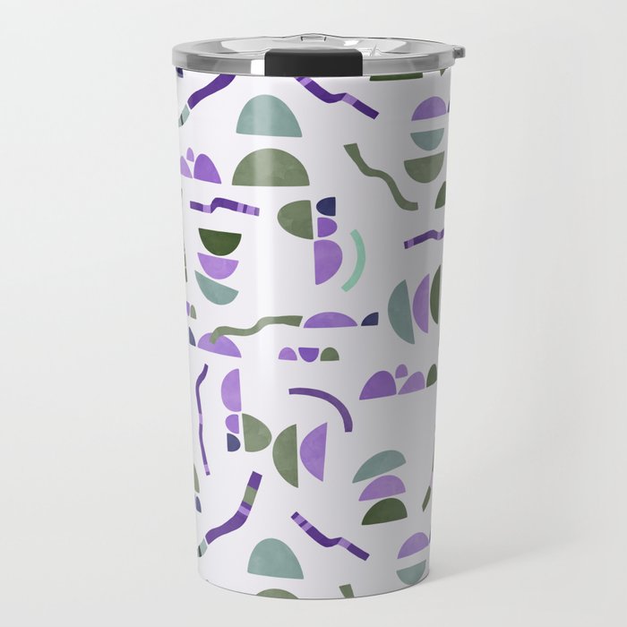 Modern simple shapes pattern LG Travel Mug Gallery Image 1