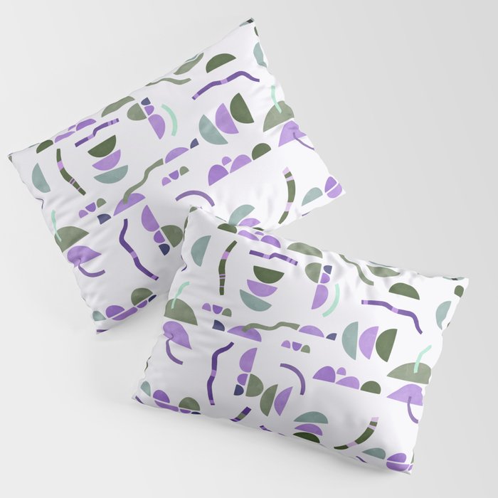 Modern simple shapes pattern LG Pillow Sham Gallery Image 1