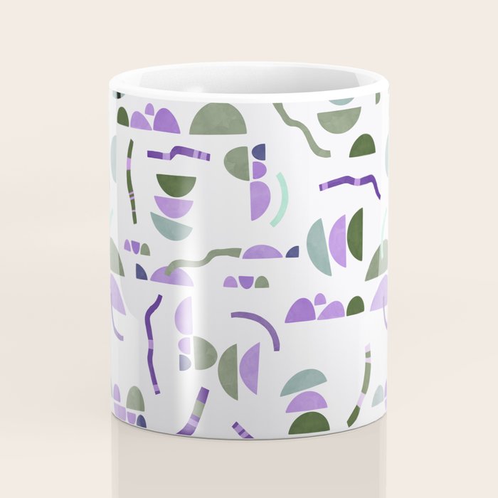 Modern simple shapes pattern LG Coffee Mug Gallery Image 4