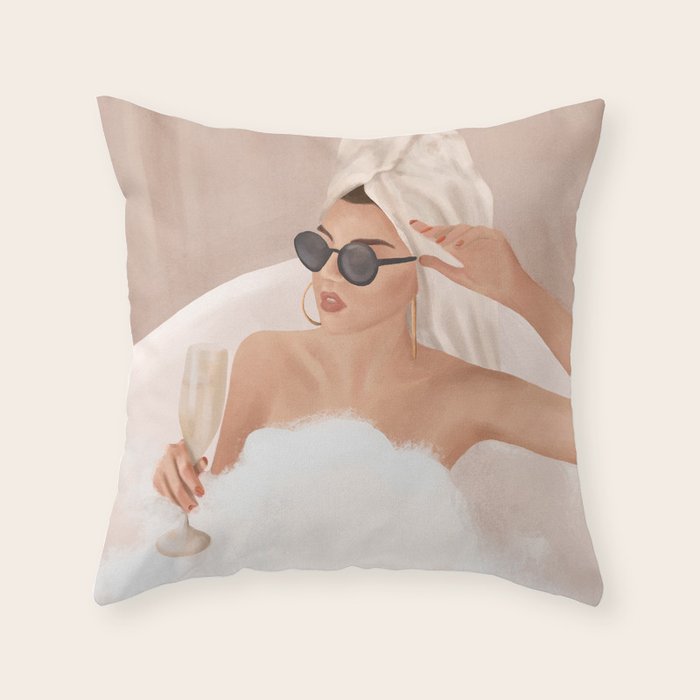 Friday Evening Throw Pillow Gallery Image 1