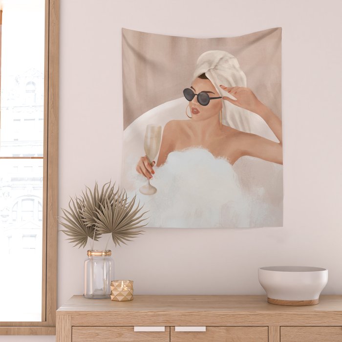 Friday Evening Wall Tapestry Gallery Image 2