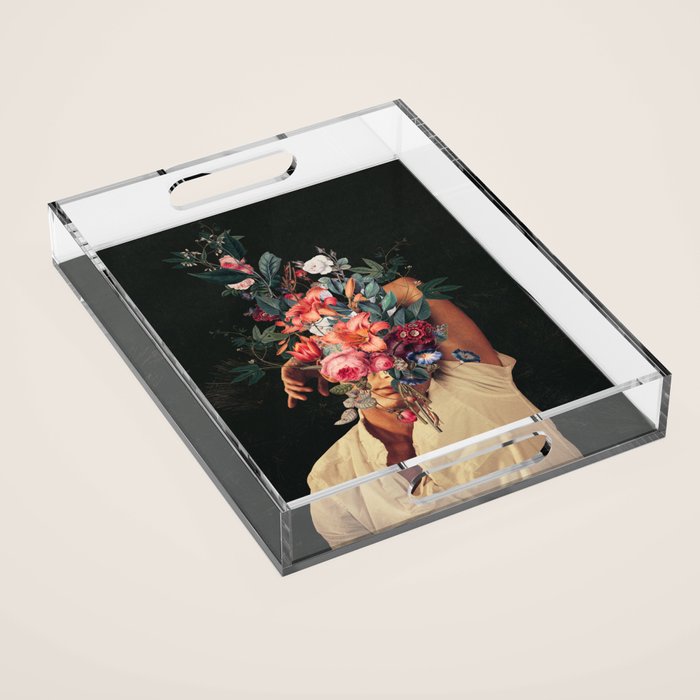 Roses Bloomed every time I Thought of You Acrylic Tray Gallery Image 1