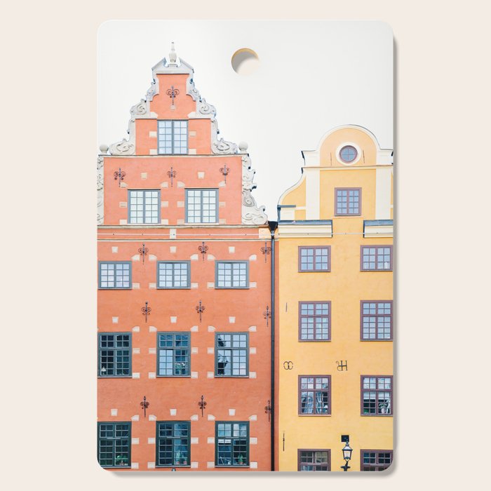 Scandinavian Color - Stockholm Sweden Travel Photography Cutting Board Gallery Image 1