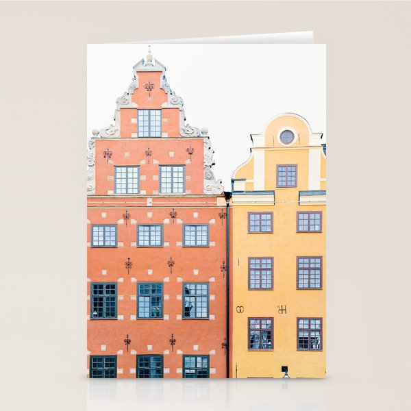 Scandinavian Color - Stockholm Sweden Travel Photography Stationery Card Gallery Image 2