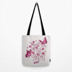 Red Ivy Tote Bag Gallery Image 2