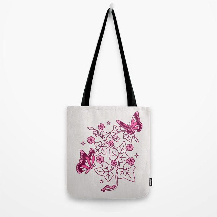 Red Ivy Tote Bag Gallery Image 2