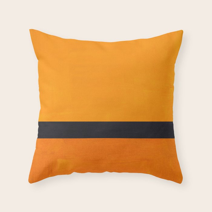 Golden Night  Throw Pillow Gallery Image 1