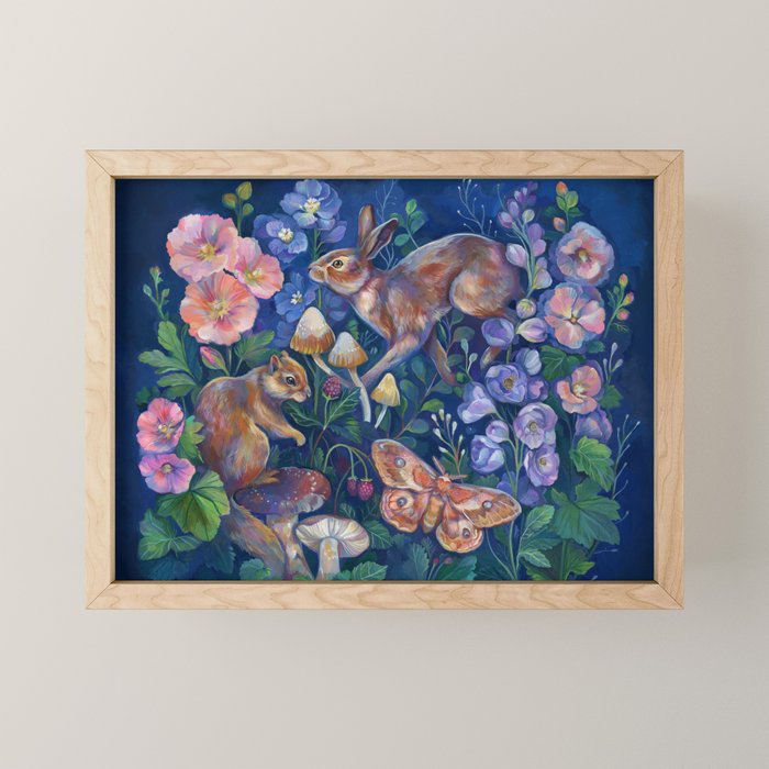 Spring Flower Garden Mini Art Print Gallery Image 1