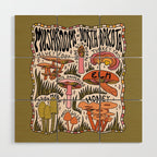 Mushrooms of North Dakota Wood Wall Art Gallery Image 1