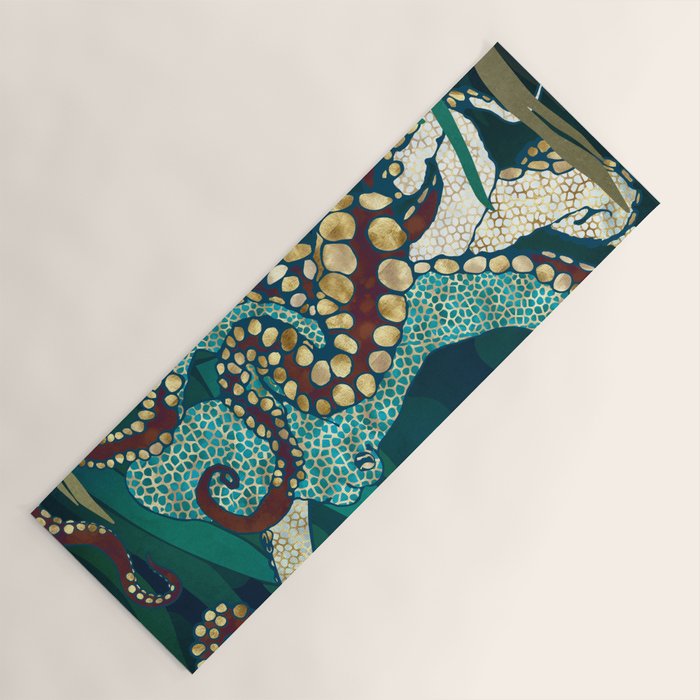 Metallic Octopus V Yoga Mat Gallery Image 1