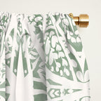 Green Nature Fantasy Tiles B Window Curtain Gallery Image 2