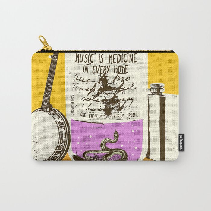 MUSIC IS MEDICINE Carry All Pouch Gallery Image 1