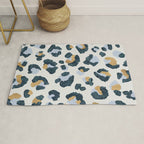Snow Leopard Print Rug Gallery Image 1
