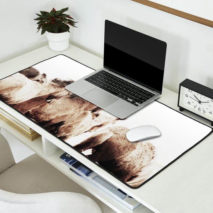 WILD AND FREE 2 - HORSES OF ICELAND Desk Mat Gallery Image 2
