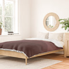 Abstract Color Waves VI Neutral Red Tones Duvet Cover Gallery Image 2