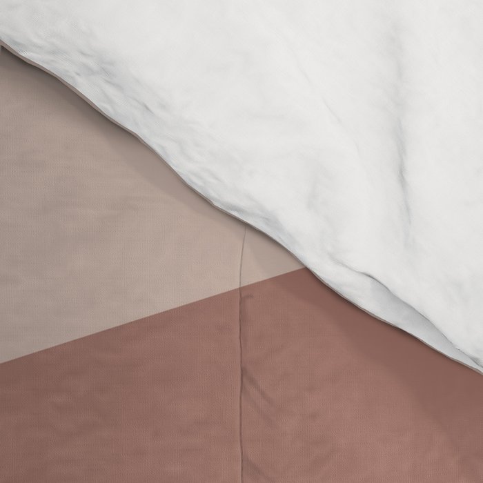 Abstract Color Waves VI Neutral Red Tones Comforter Gallery Image 4