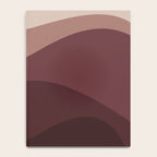 Abstract Color Waves VI Neutral Red Tones Notebook Gallery Image 4