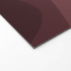 Abstract Color Waves VI Neutral Red Tones Welcome Mat Gallery Image 2